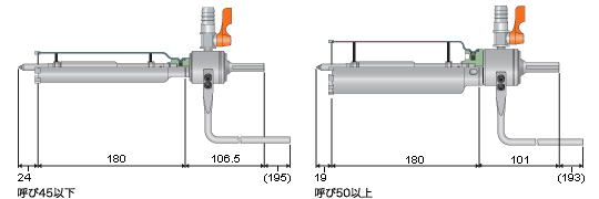 ウェットモンドコア：寸法図