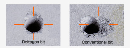 More accurate hole starting without bit walk