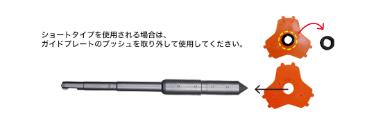 ガイドプレート 注意事項