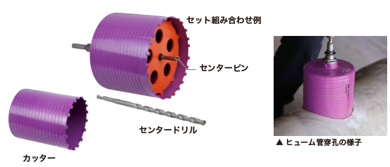 乾式菅菅コアドリル